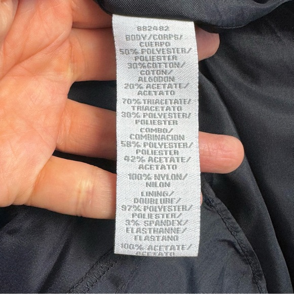 Theia Stripe Jacquard Full Ball Gown Sz 14 Black Silver Maxi Dress Event Gala - Picture 12 of 14